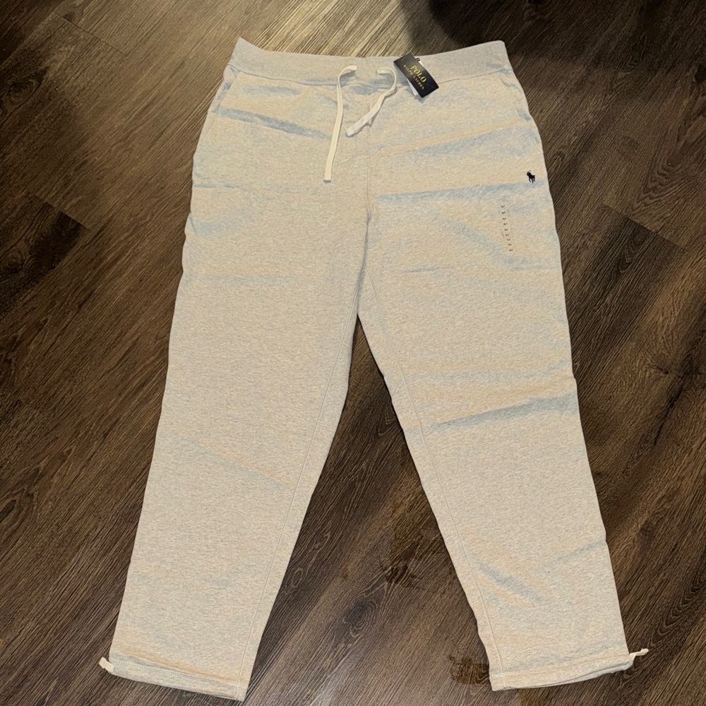 Men's Polo Ralph Lauren Light Gray Sweatpants